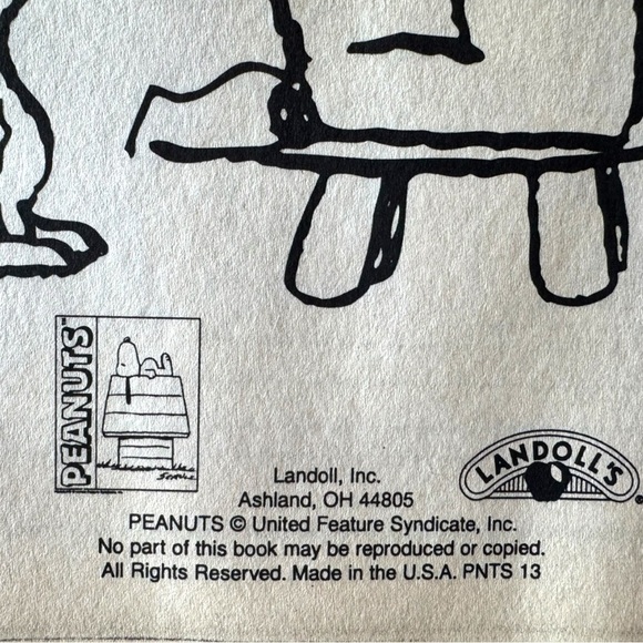 Vintage 1997 Peanuts Activity Tablet - Unused Pages - Snoopy & Woodstock - Picture 6 of 13